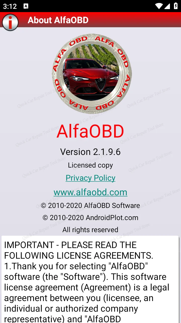 

Alfaobd V2.1.9.6 (Android) Полностью лицензированная диагностика Alfa Fiat Lancia Abarth Dodge Chrysler Jeep Peugeot Citroën Read ‌ Д ‌ E ‌ С ‌ C ‌