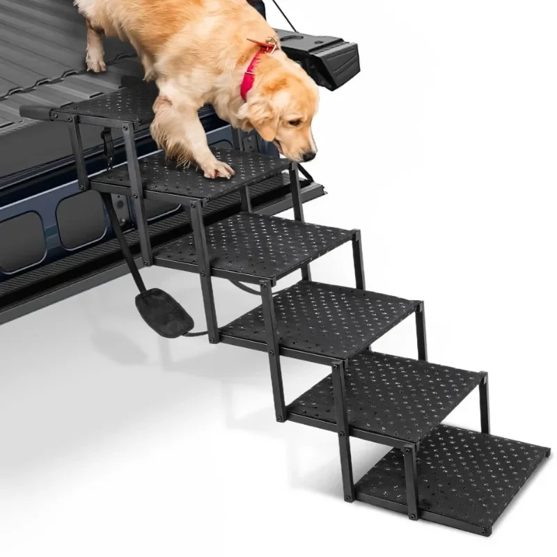 

Outdoor car pet folding stairs large load-bearing dog stairs metal pet ladder