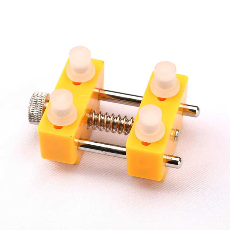 1 قطعة حامل ساعة قابل للتعديل مزيل ساعة حركة حامل قاعدة الطلب المثبت ساعة أداة إصلاح لصانع الساعات