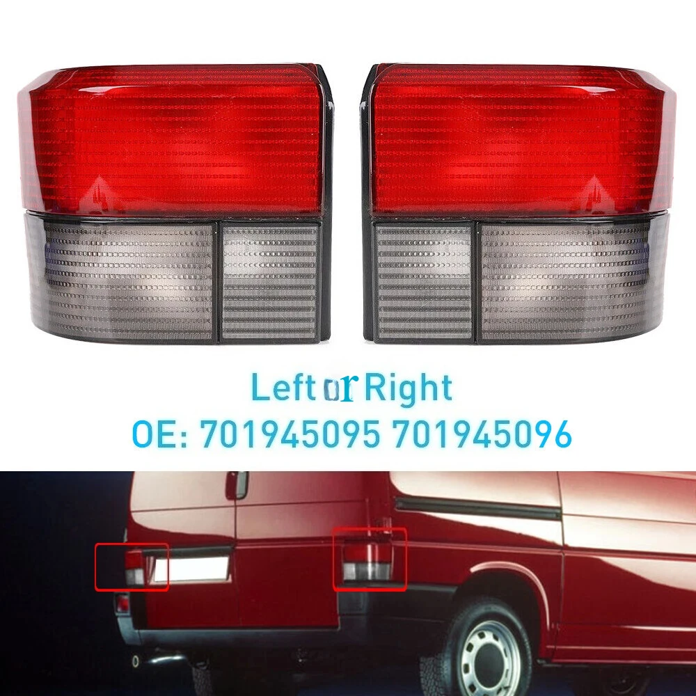

701945095 701945096 For VW Transporter T4 1991-2003 Left/Right Transporter Tail Light Cover Rear Tail Light Brake Light Lamp