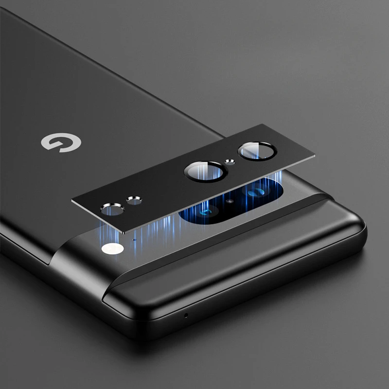 Google Pixel 7 8 Pro 7A 8A 용 금속 링 카메라 렌즈 보호기, Pixel7A Pixel8A 유리 카메라 아머 렌즈 필름 커버 케이스