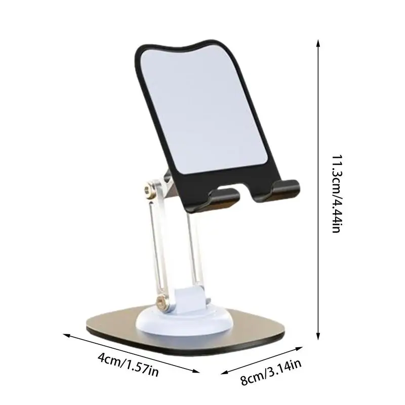 Soporte para teléfono móvil giratorio de 360 grados soporte para teléfono multifuncional soporte para teléfono móvil plegable portátil con altura ajustable