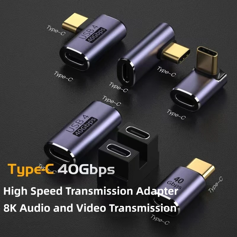 40 Gbit/s USB 3. 0 U-förmige Adapter Typ C Buchse zu Buchse 4,0 W Schnell lade daten konverter für