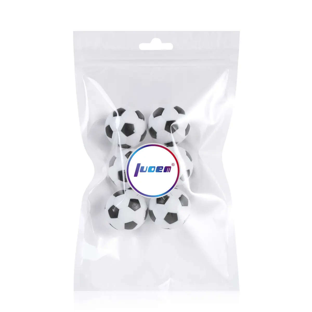 6Pcs Black White Small Football Balls 32Mm Size Designed for Table Football Under 135Cm Fits Striker Barcelona Roma Tables