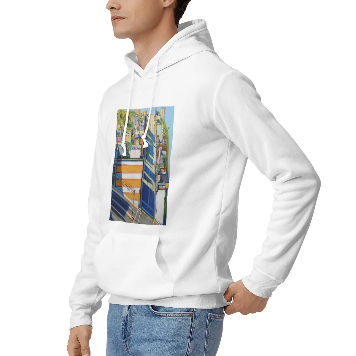 الرجعية الآيس كريم أحلام بواسطة واين Thiebaud هوديس الرجال النساء بلوزة كاجوال بلوزات الهيب هوب طويلة الأكمام مقنعين الخريف الشتاء #5