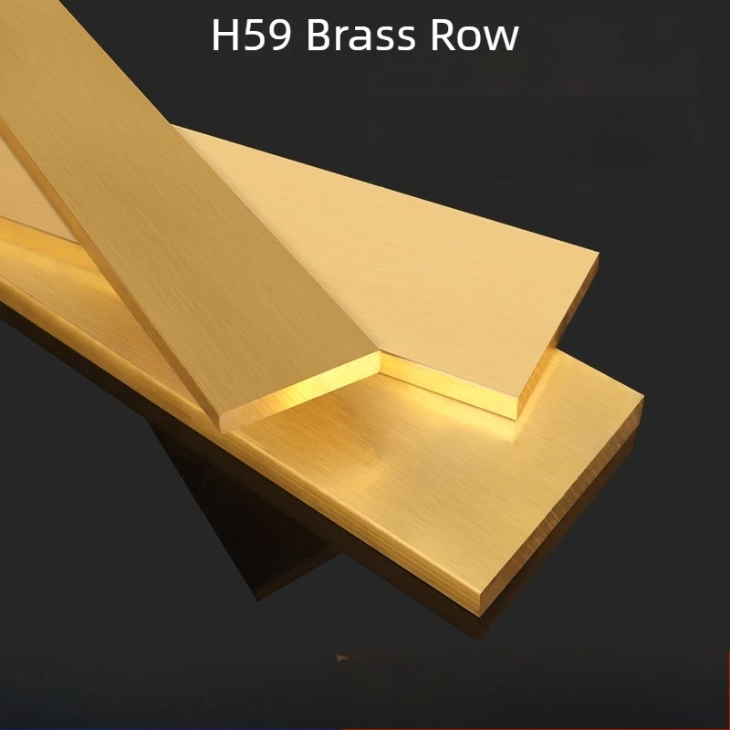 H59 Brass Flat Bar Square Bar Solid Copper Block Brass Plate Copper Sheet Zero Cutting Custom Processing Custom Size