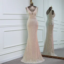 Robe de Soirée Longue Luxueuse, Tenue de Bal, de Cérémonie, 2022