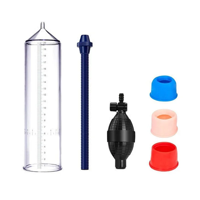 Penis Pump Handsome Up Penis Enlargement Device with Metal valve Vacuum Pump Penis Extender potency Sex Toys Penis Enlarger