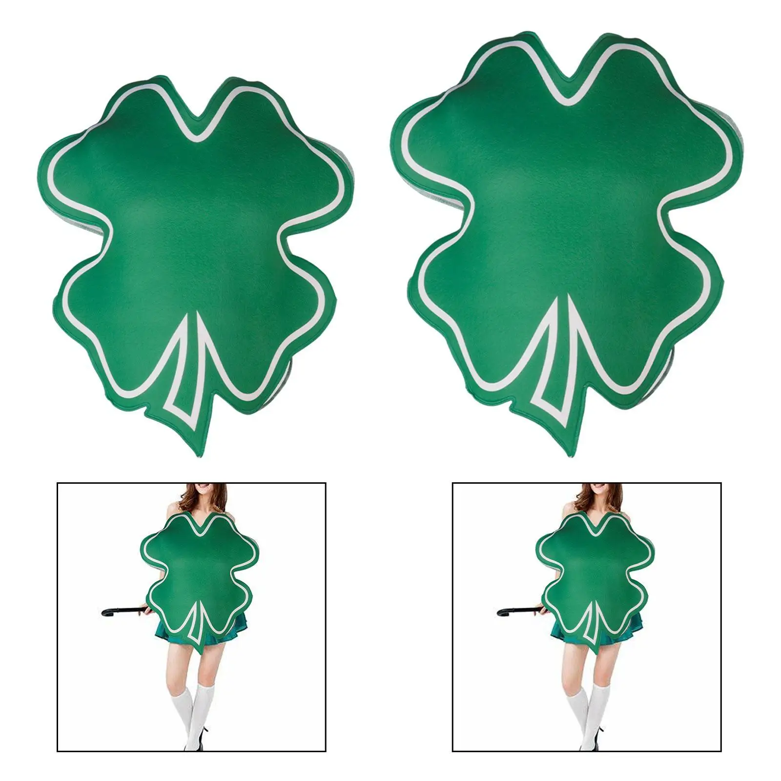 

ST. Patrick's Day Costume Dress up Novelty Shamrock Costume for Masquerade Holiday Party Supplies Stage Performance Celebration