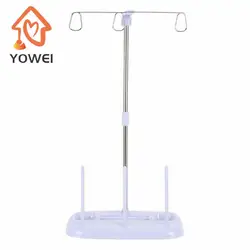 1pc White Multi-function Wire Rack Thread 3 Spool Holder Stand Rack Sew Quilting Home Sewing Machine Accessories