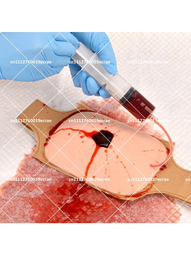 Stop the Bleed Training Kit for Hemostasis Practice, Wearable Wound Bleed Control Trainer for First Aid Education