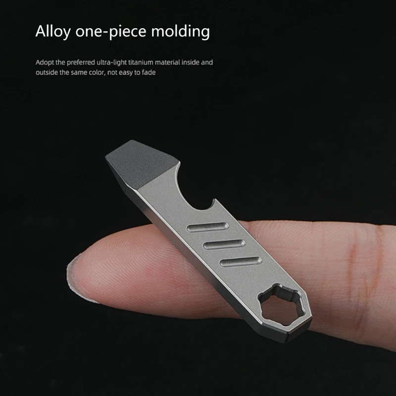 Portable Tool, Outdoor Emergency Defences Tool for Camping Multifunction Alloy Pry Bar Multi Tool Mini Crowbars