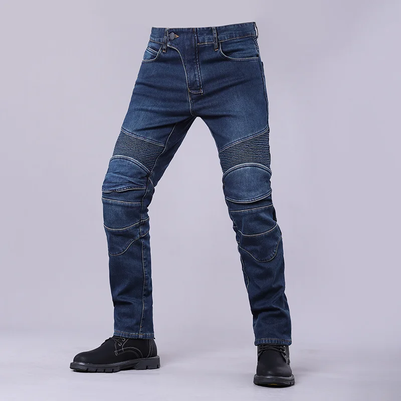 New Motorcycle Pants Riding Jeans Winter Men's Cargo Tactical Pants Classic Motorcycle Rider Pants acing Pants for All Seasons
