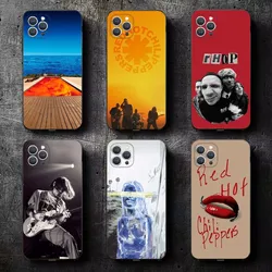 Red Hot Chili P-Peppers  Phone Case For iPhone 16,15,14,13,12,11,Plus,Pro Max,XS,X,XR,SE,Mini,8,7 Soft Silicone Black Cover