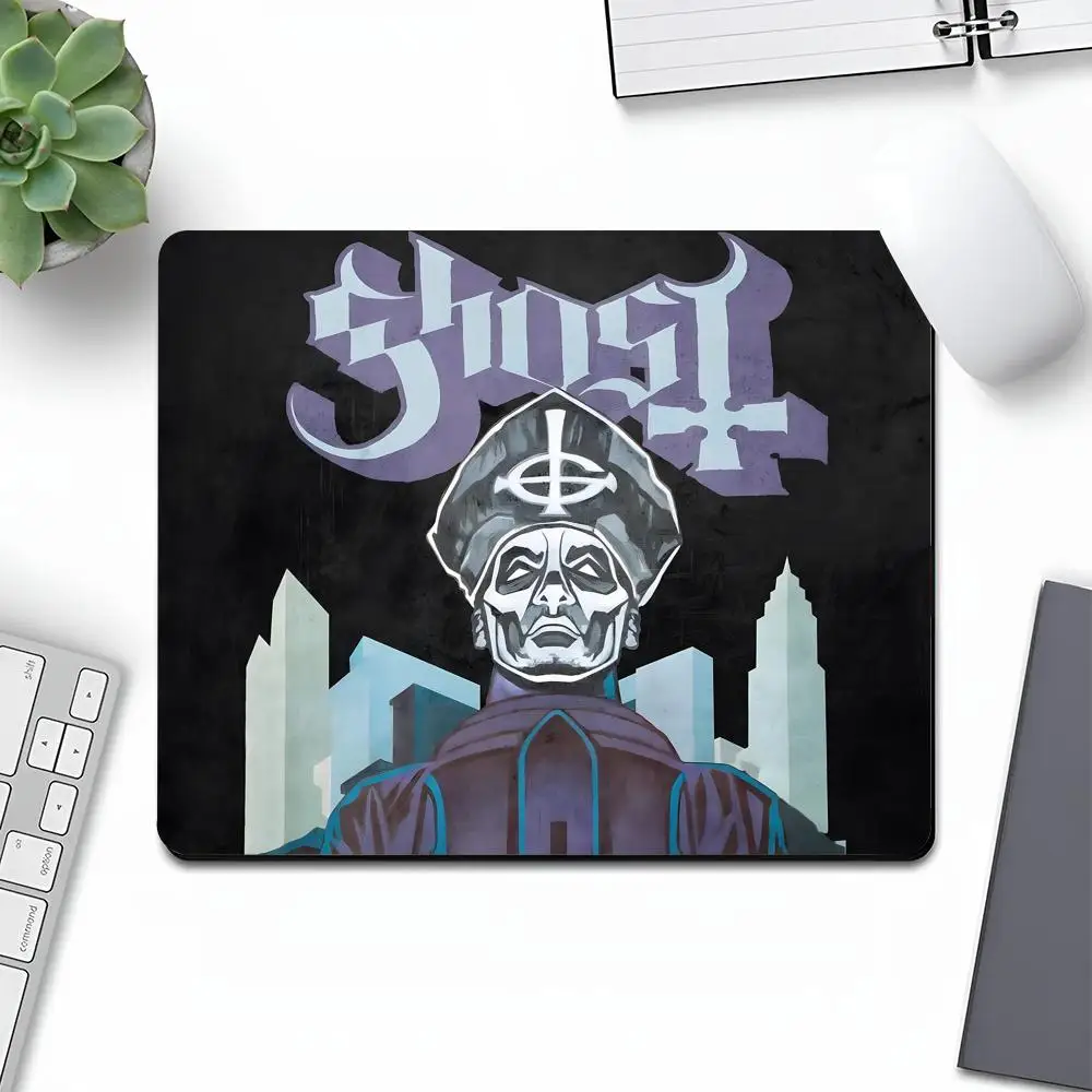 Ghost Band Mouse Pad Birthday Art Gaming Gamer Small Rubber Locking Edge Large Computer MousePad Laptop Desk Pad