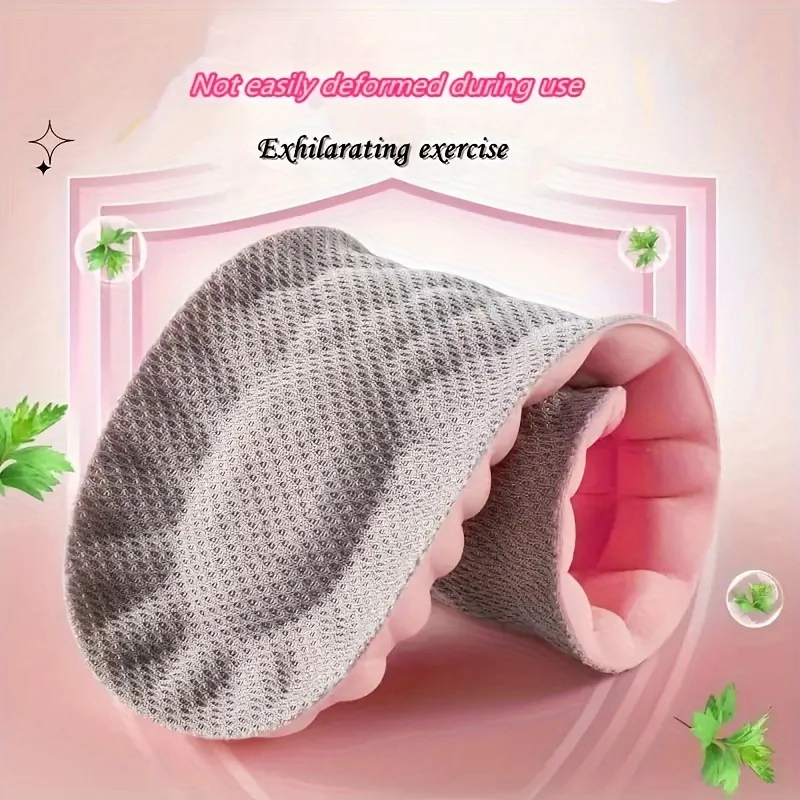 1 par de plantillas suaves, elásticas y cómodas para mujer, adecuadas para calzado deportivo y calzado casual.