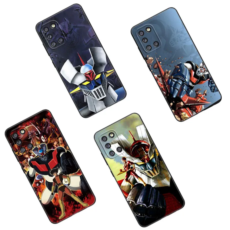 Anime Mazinger Z Phone Case For Samsung Galaxy A01 A03 Core A04 E A02 A05 A10 A20 A21 A30 A50 S A6 A8 Plus A7 2018 Black Cover