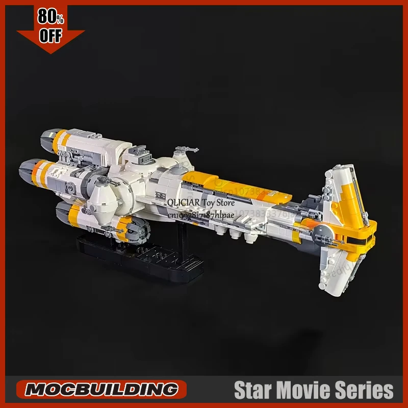 Space Movie Corvette Lightmaker MOC Building Blocks Imperial Transportion Technology Bricks Model Collection Display Toys Gifts