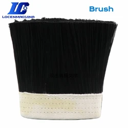 CNC Brush 150mm 200mm Height for CNC Glass Processing Machine Dust Proof Thick Black Brush