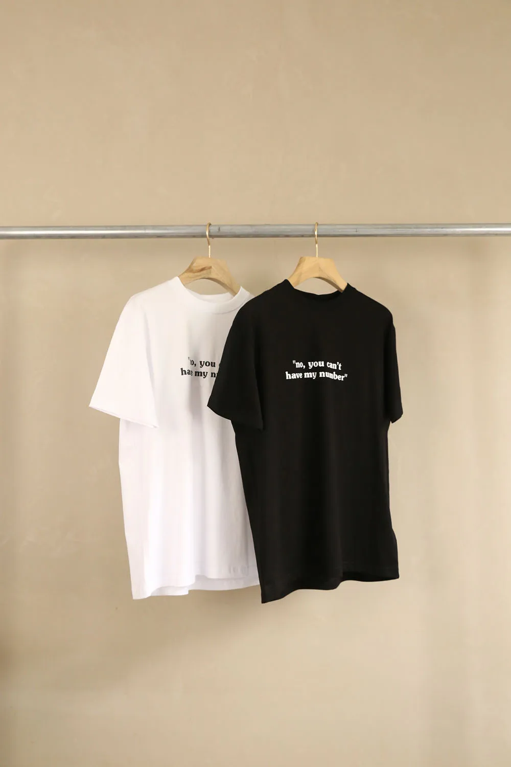 2024 Summer New Arrive Abloh T shirt No You Can't Have My Number T-shirts Men Women Fashion Streetwear Top Tees Pure Cotton