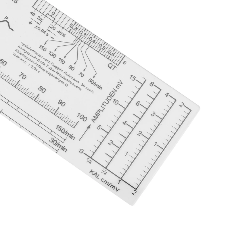 Imagem -03 - Bolso da Régua do Ecg para o Ecg Essencial Inglês Pocketcard