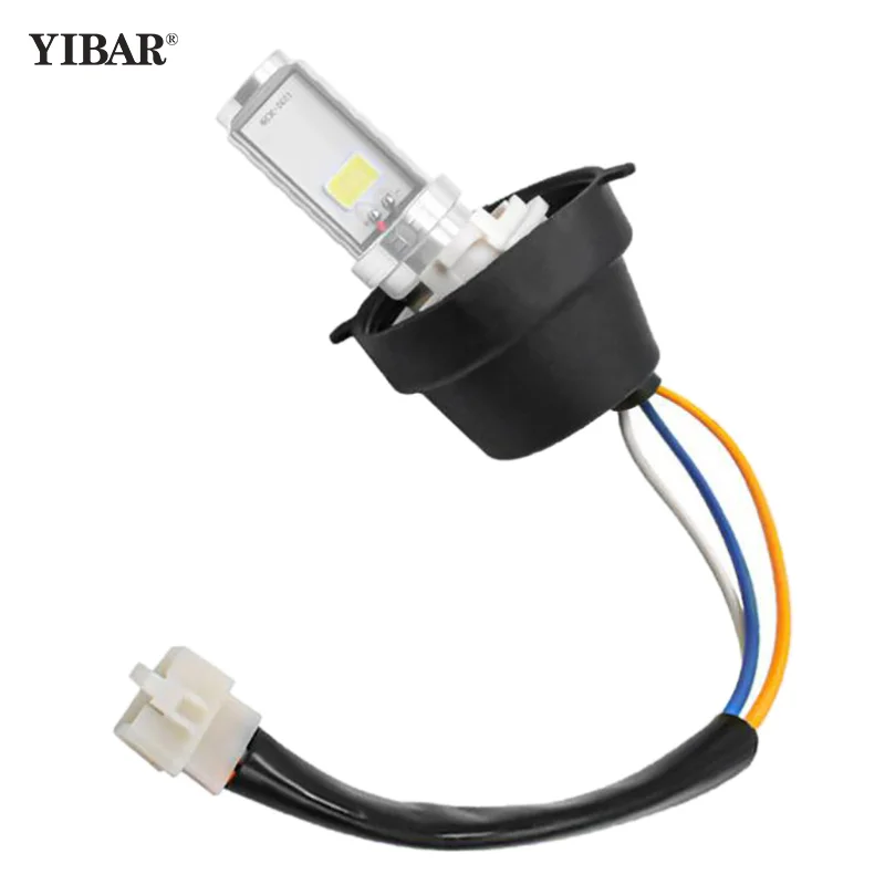 

【YIBAR】 1 шт. BA20D гнездо для фар мотоцикла, разъем для лампы, базовый адаптер, подходит для REX 400 450 500