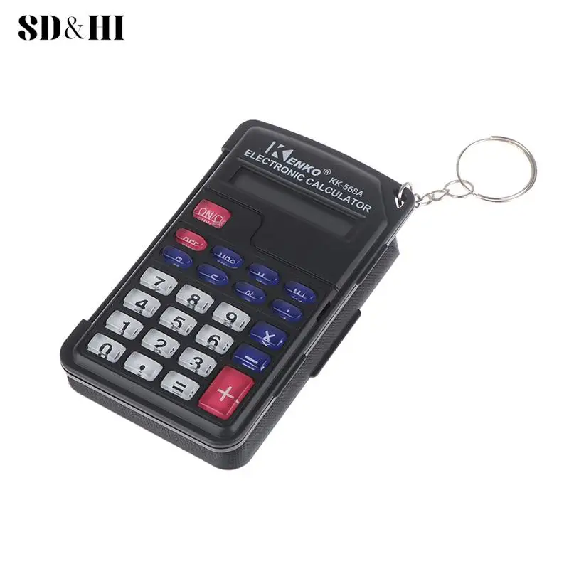 Kristall klare Schlüssel Palm Clam shell Rechner Tasche tragbare Mini Student Rechner Büromaterial