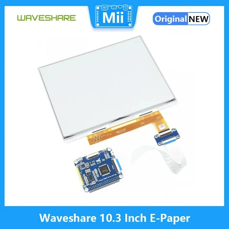10.3 Inch E-Paper E-Ink Display Hoed Voor Raspberry Pi, 1872*1404, zwart/Wit, 16 Grey Schalen, Usb/Spi/I80