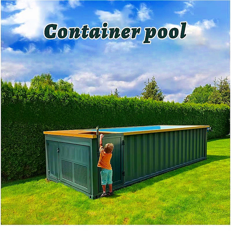 Basic Rectangular Container Pool Customized Size for Simple Swimming and Cooling Off in Summer Easy Installation and Use Price