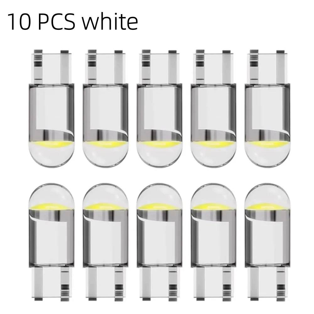 

Новые 10 шт. W5W T10 12 В 6000 К 7-цветные акриловые клиновые светодиодные автомобильные лампы для внутреннего освещения автомобиля и т. д.