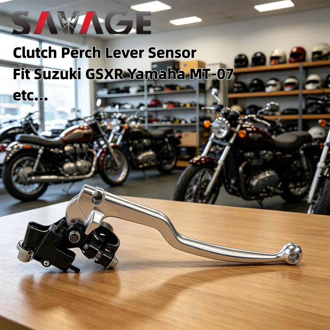 SAVAGE Clutch Perch Lever Sensor SLZ-S248L-SL Alu 22mm OEM Direct Fit Suzuki GSXR Yamaha MT-07 ETC Quick Change