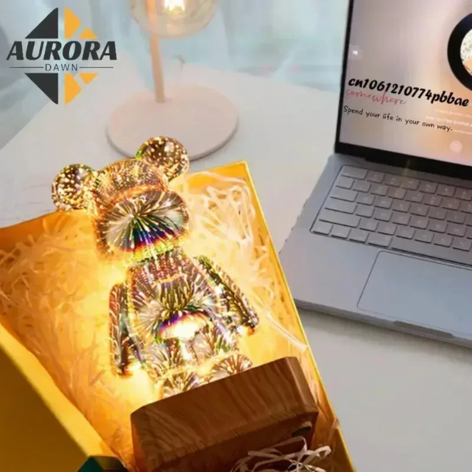 LED 3D   Night Light USB Projector Lamp Color Changeable Ambient Lamp Suitable  Children Room Bedroom Decoration Bakugo Pixel