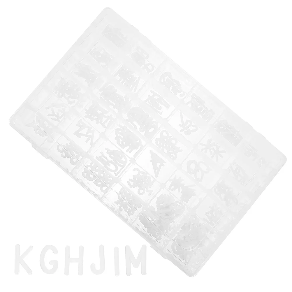 2 Sets Alphabet Message Board Plastic Letters for Bulletin Boards Reusable Felt Accessories