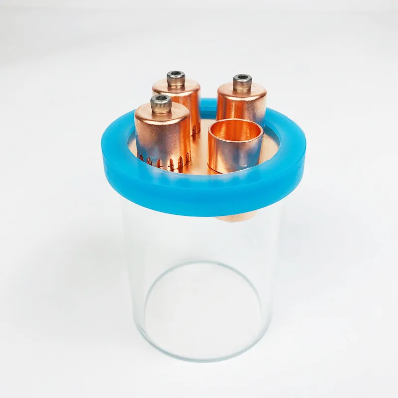 

High Quality Red Copper Bubble Plate Set With Borosilicate Glass Column (OD80mm/ID 70mm ) For 3" Distillation