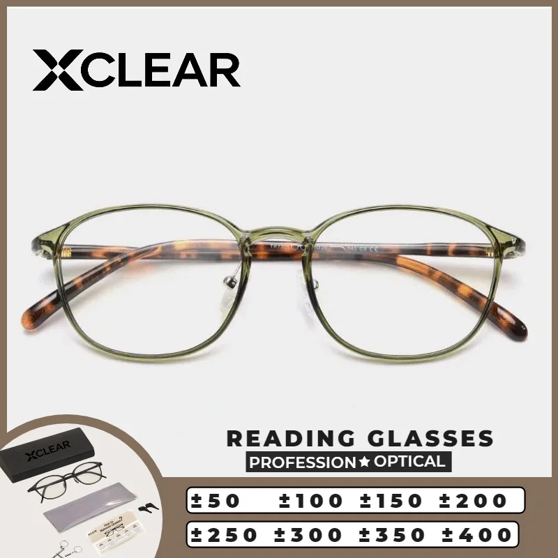 

XCLEAR Comfortable Myopia Prescription Computer Glasses For Women Blue Light Blocking Progressive Photochromic Optical Eyeware