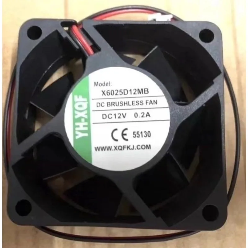 

НОВЫЙ вентилятор-кулер для YH-XQF X6025D12MB 6025 12 В 0,2 А 6 см инверторный охлаждающий вентилятор 60*60*25 мм