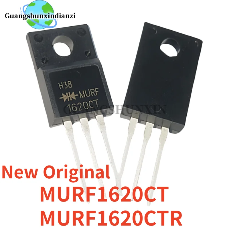 5pairs/10PCS New Original MURF1620CT MURF1620CTR MURF1620 TO-220F Common cathode and common anode fast recovery diode