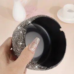 Diamond Ashtray Rhinestone Stainless Steel Bling Ashtray Luxury Smoking Accessories gift for smoker