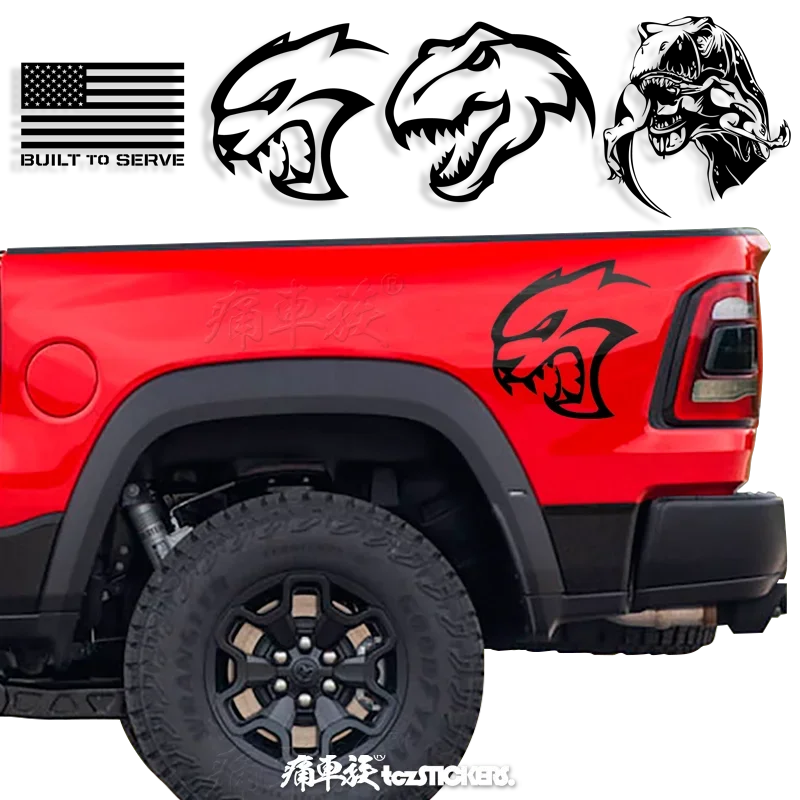 

Автомобильная виниловая наклейка для Dodge RAM TRX, модные спортивные наклейки, декор, автоаксессуары
