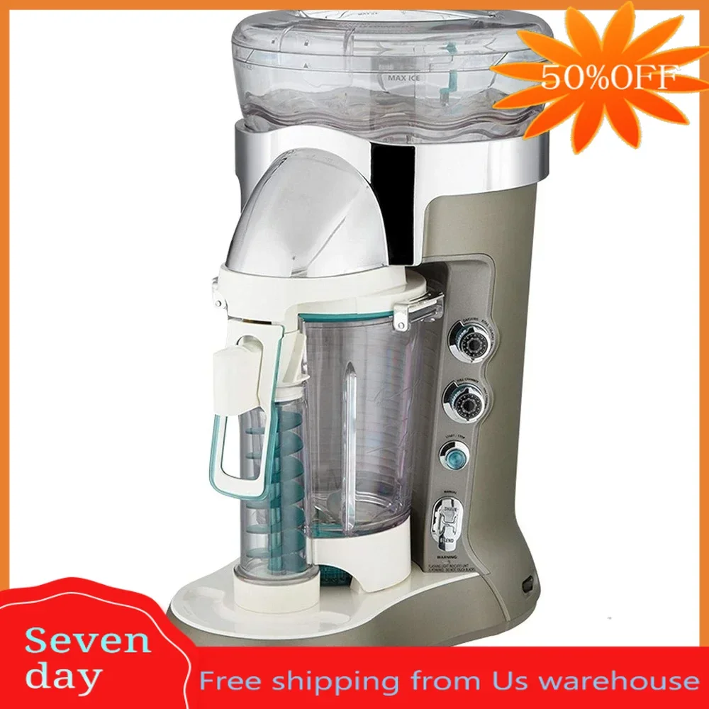 

Frozen Concoction Maker with Self-Dispensing Lever, Automated Drink Mixer for Smoothies, Margaritas, Daiquiris, and Colada,