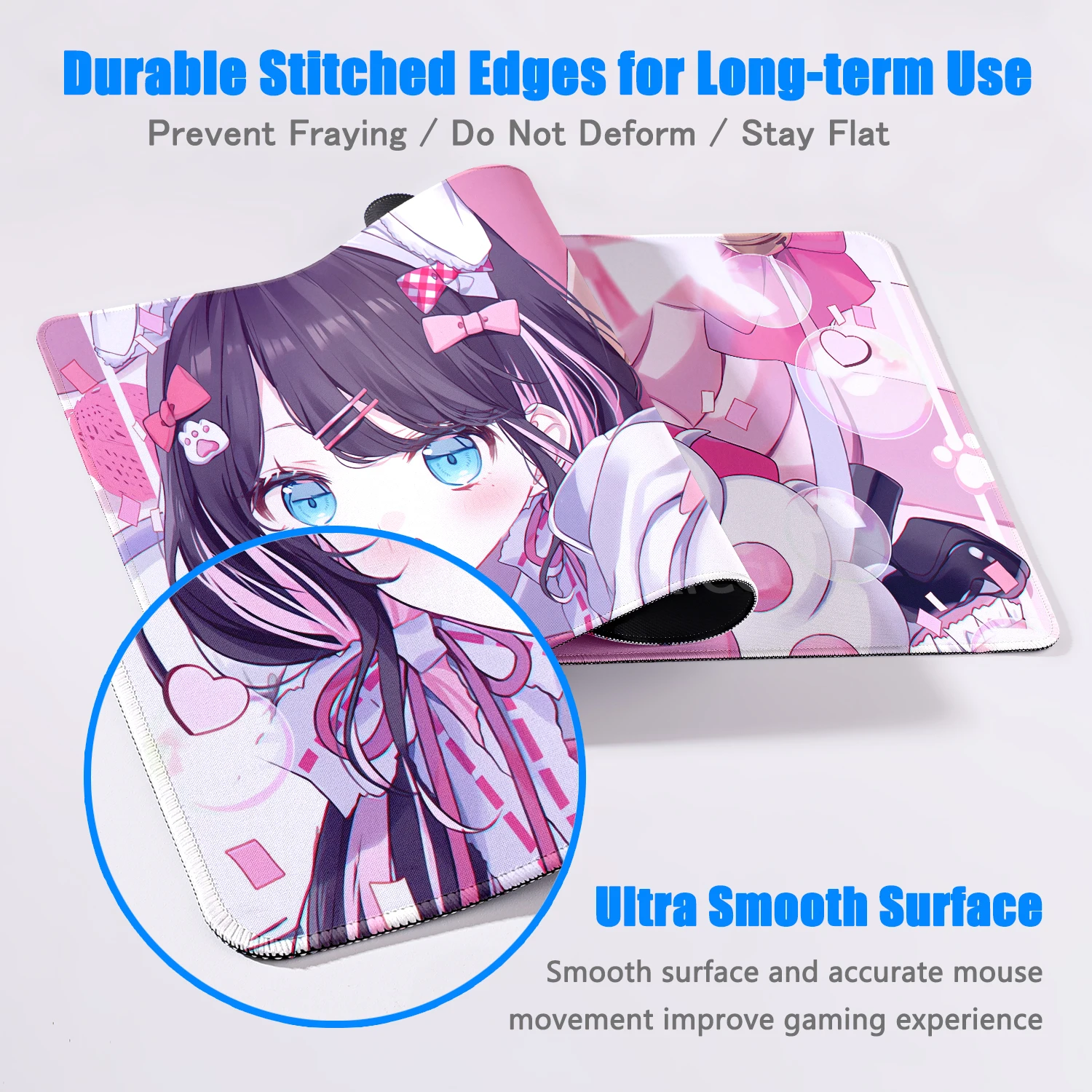 900x400 VSPO Mouse Pad VTuber Virtual YouTuber Large Mousepad Vtb Computer Keyboard XXL Pad Anime Pc Desk Accessories Gaming Mat