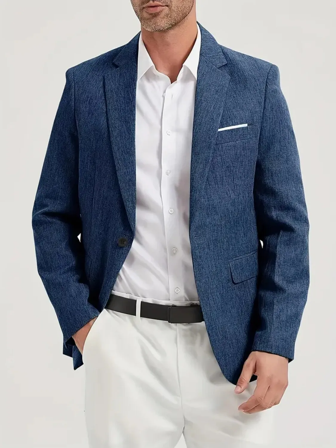 

Mens Suit Jacket Single Breasted Casual Fashion Slim Fit Comfortable Elegant Blazer Party Business Attire Formal Wear