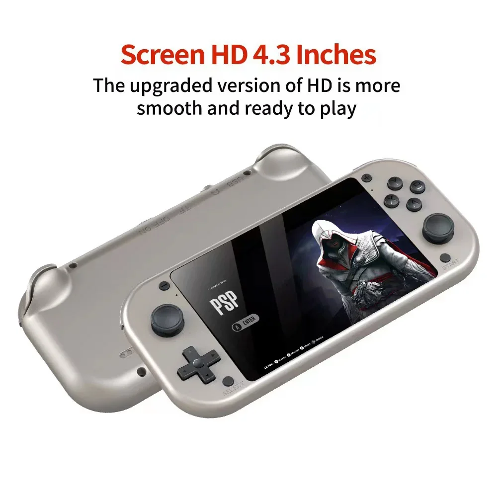 

M17 Handheld Game Console 4.3Inch HD Screen 20000+Games Installed 30+Languages 25Simulators PSP Retro Video Game Console