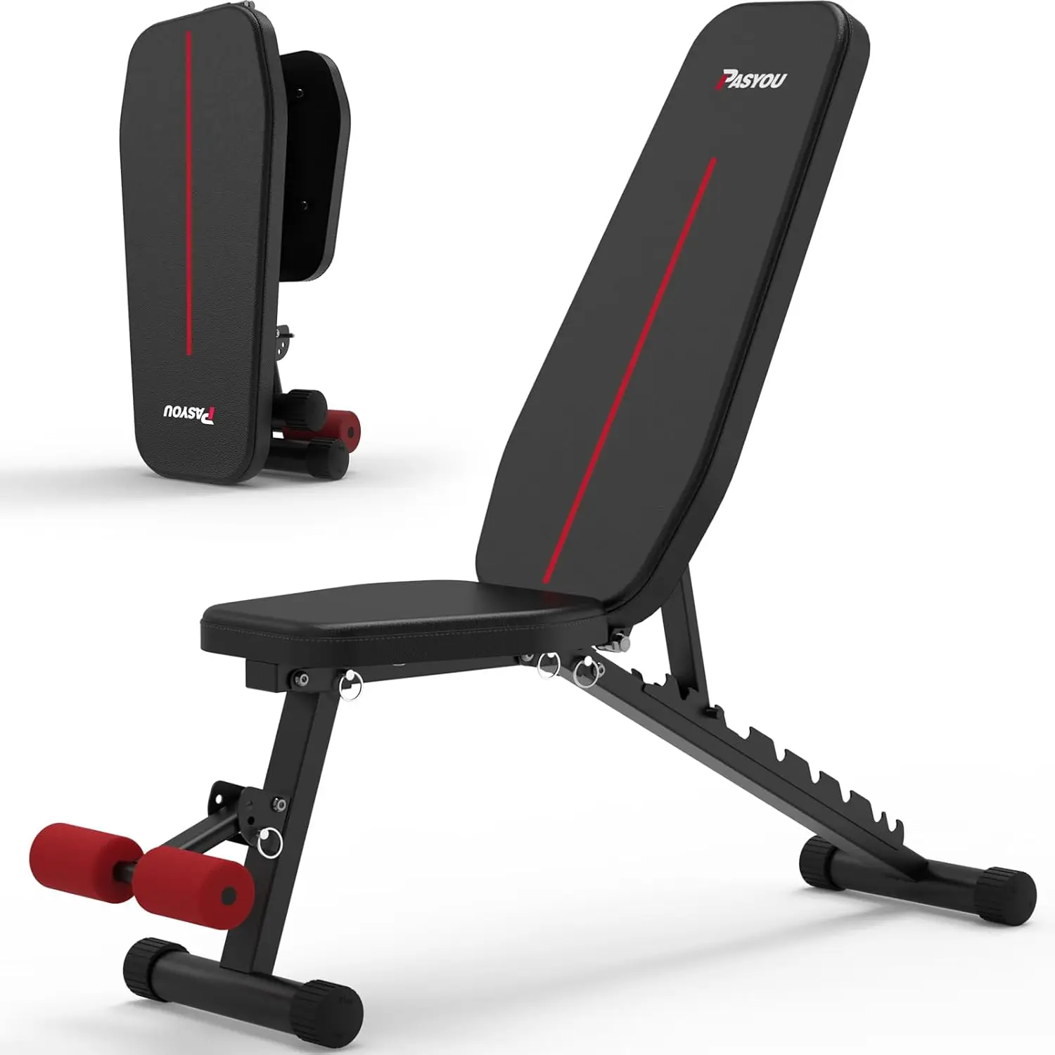 

Adjustable Weight Bench Full Body Workout Multi-Purpose Foldable Incline Decline Exercise Workout Bench for Home Gym
