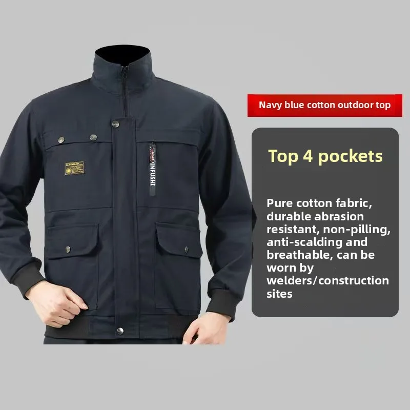 Labor Protection Clothing, Welding, Car Maintenance, Outdoor Work Clothes, and Construction Site Work Clothes Are Wear-Resistant