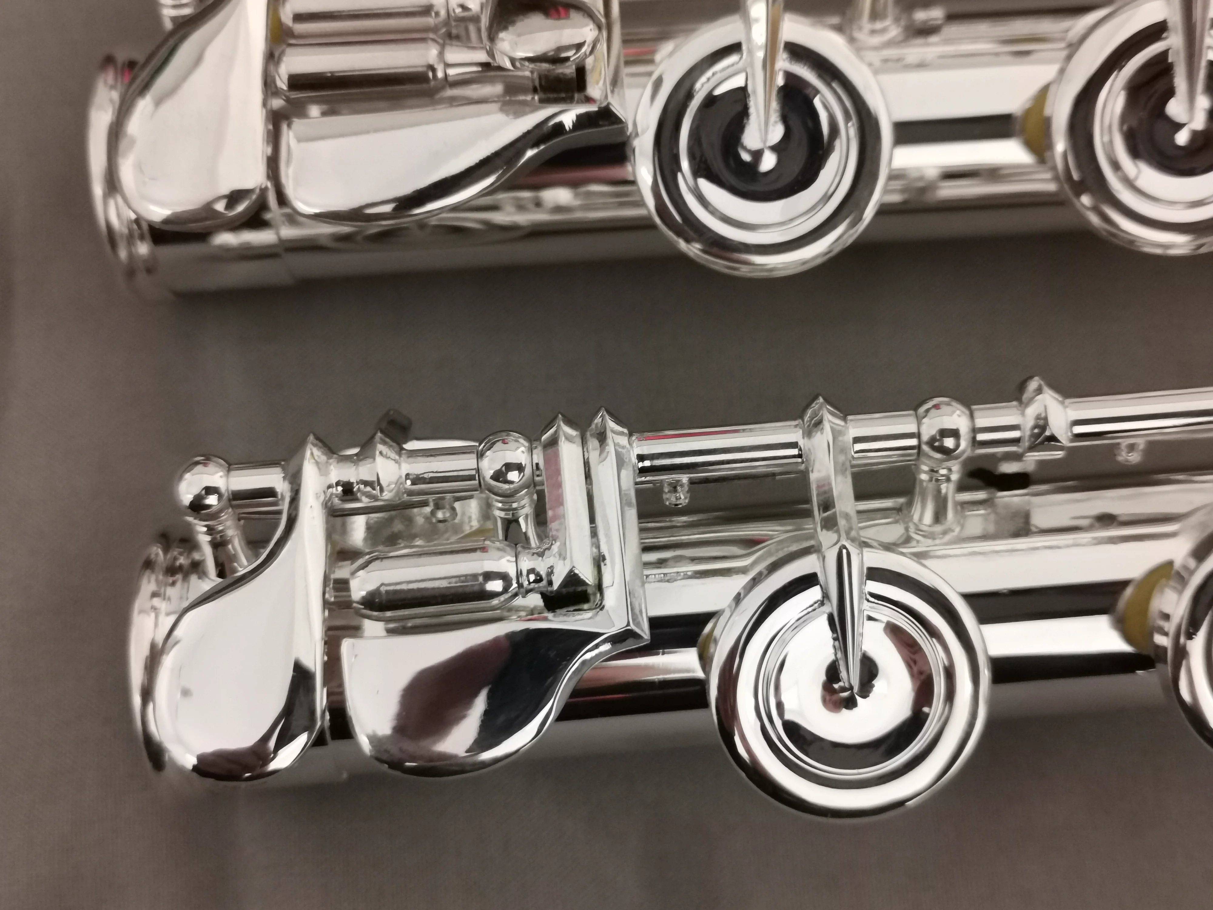 Flute accessories 17 holes 16 holes French flute tail section all copper silver plated C tail B tail lower section