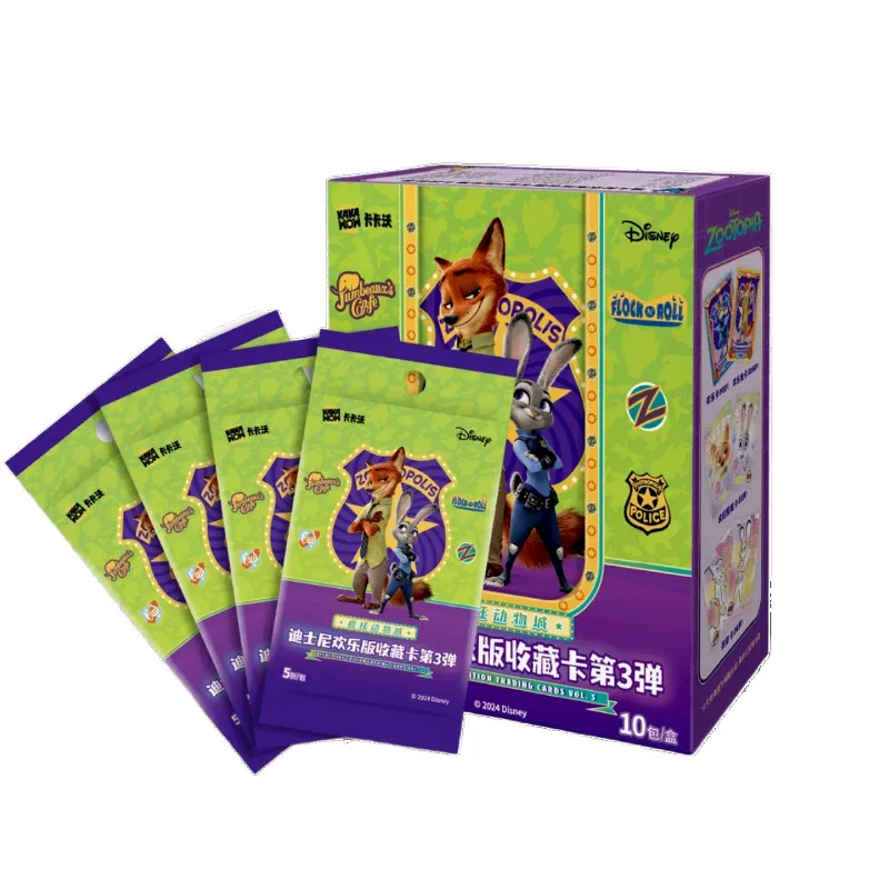 KAKAWOW Disney Happy Edition Anime Card Collection Card Zootopia Part 3 Genuine Peripherals Game Toy Gift Comic Collection Card