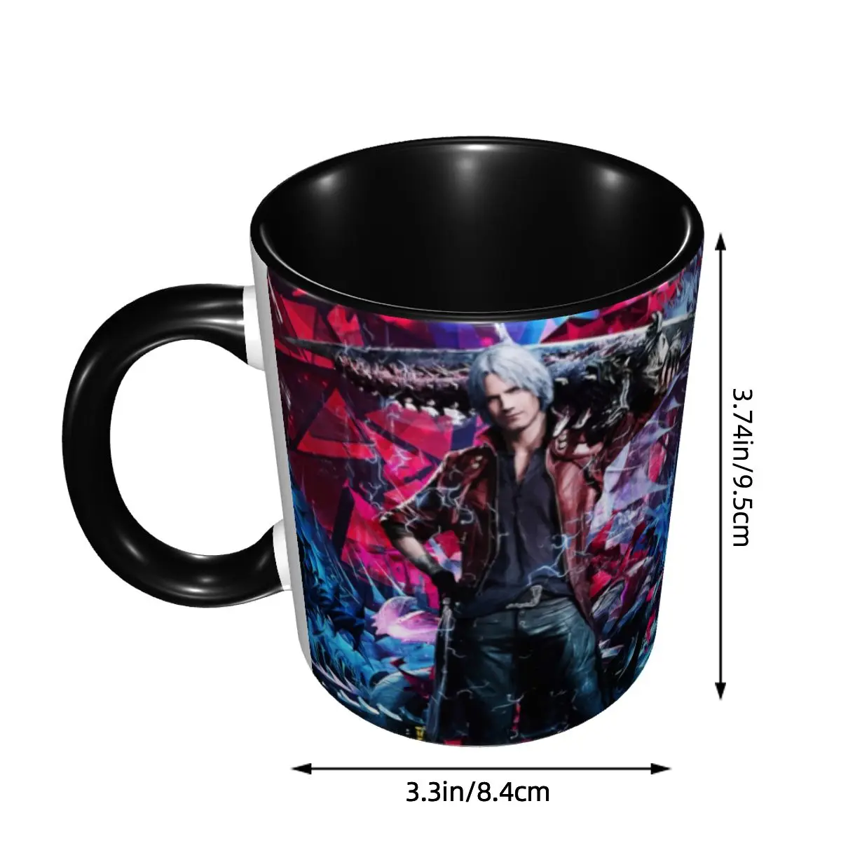Personalized Devil May Cry V Dante Coffee Mugs DIY Ceramic Tea Milk Cup