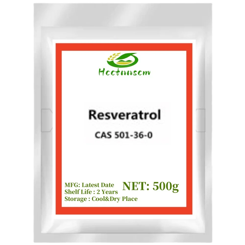 Hot Sale Resveratrol Powder Pure Cosmetics Skin Whitening Cas 501-36-0