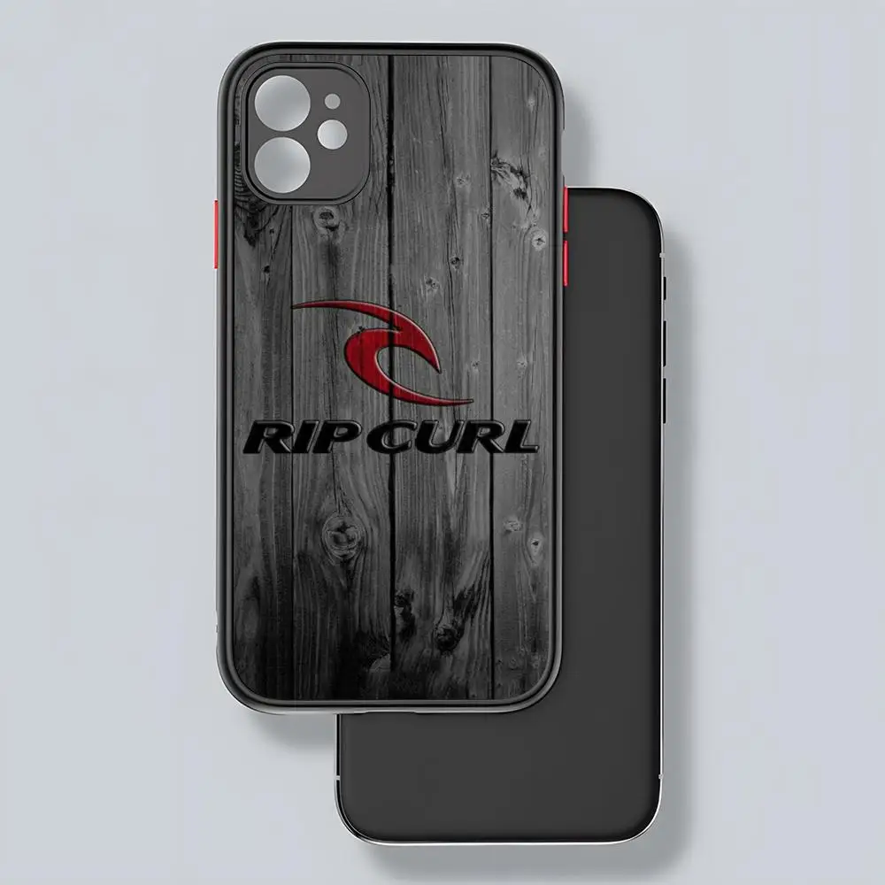 MINISO-Surf Beach Rips Curls Phone Case Matte Transparent For 16 15 IPhone 12 11 13 Pro Max X XR 8 Plus Back Cover